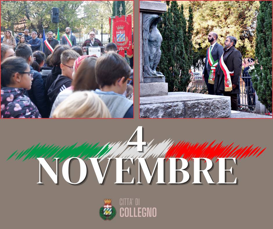COLLEGNO COMMEMORA IL IV NOVEMBRE 2025
